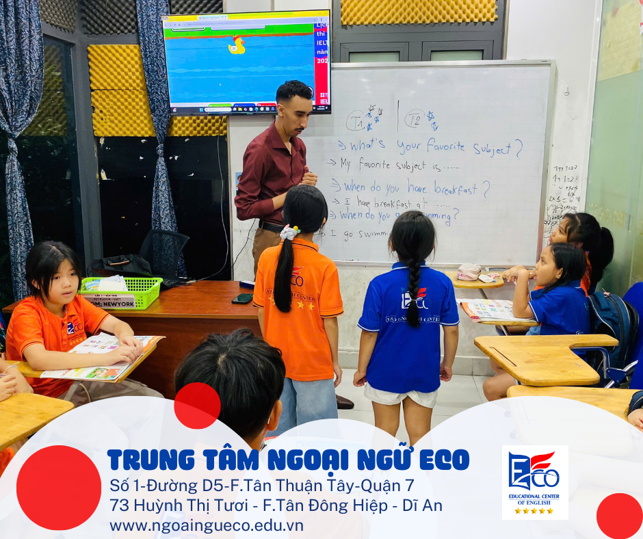 ✨ KHÔNG KHÍ LỚP HỌC TẠI NGOẠI NGỮ ECO ✨